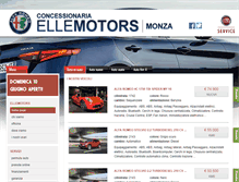 Tablet Screenshot of ellemotors.com